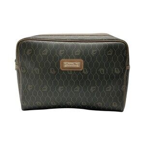 Christian Dior Honeycomb Clutch Bag Black